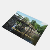 Old North Bridge - Revolutionäre Kriegskonvention Fußmatte (Schrägansicht)