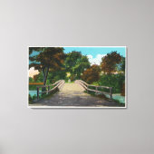 Old North Bridge View of Minute Man Statue # 2 Leinwanddruck (Vorderseite)