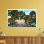 Old North Bridge View of Minute Man Statue # 2 Leinwanddruck (Insitu (Wohnzimmer))