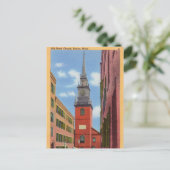 Old North Church, Boston, Massachusetts Postkarte (Stehend Vorderseite)