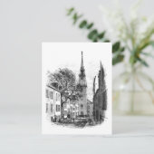 Old North Church Postkarte (Stehend Vorderseite)