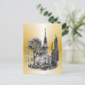 Old North Church Postkarte (Stehend Vorderseite)