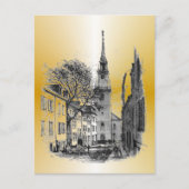 Old North Church Postkarte (Vorderseite)