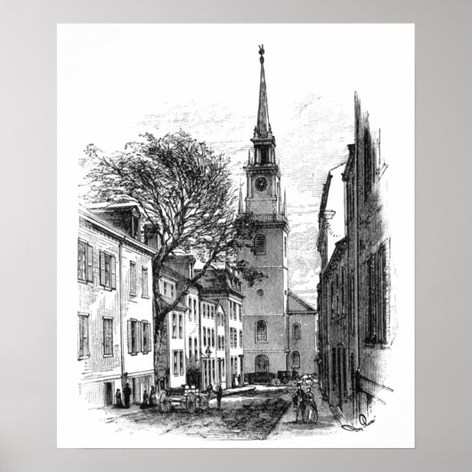 Old North Church Print Poster (Vorne)