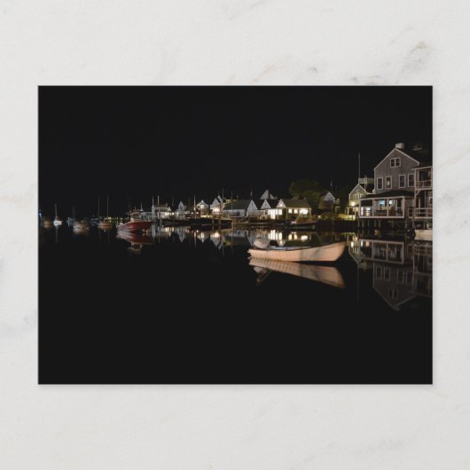 Old North Wharf am Abend Postkarte (Vorderseite)