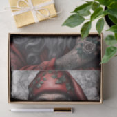 Old Nostalgic Vintage Tattoo Santa Seidenpapier (Geschenk)