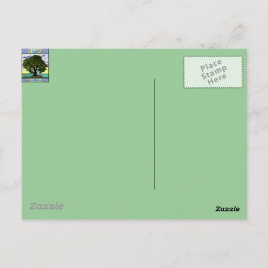 Old Oak Postcard Postkarte (Rückseite)