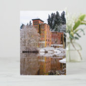 Old Olympia Brewhouse Grußkarte Feiertagskarte (Stehend Vorderseite)