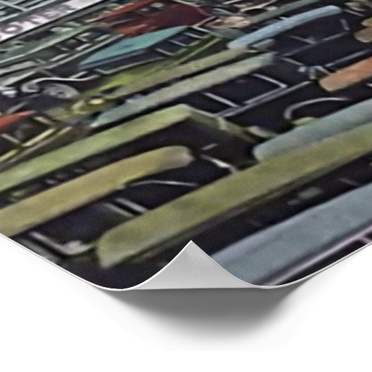 Old Orchard Beach, Maine Poster (Ecke)