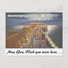 Old Orchard Beach, Maine Postkarte