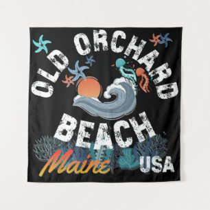 Old Orchard Beach, Maine USA Wandteppich