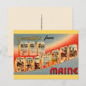 Old Orchard Beach ME  Postkarte (Vorne/Hinten)