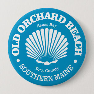 Old Orchard Beach (Muschel) Button