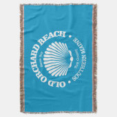 Old Orchard Beach (Muschel) Decke (Vorderseite Vertikal)