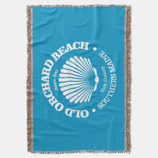 Old Orchard Beach (Muschel) Decke (Vorderseite Vertikal)