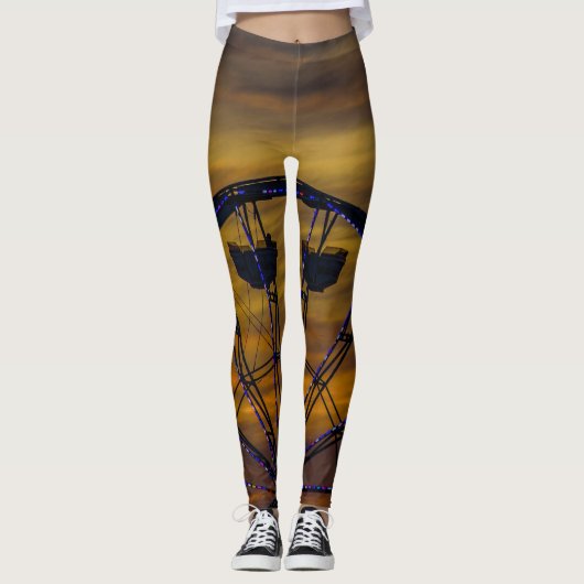 Old Orchard Beach Sunset Leggings (Vorderseite)
