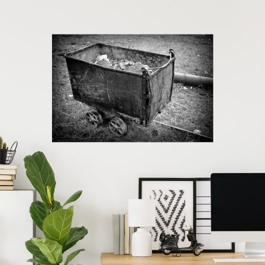 Old Ore Cart Poster (Heimbüro)