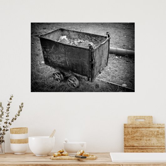 Old Ore Cart Poster (Küche)