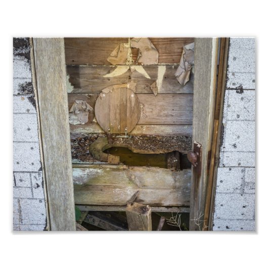 Old Outhouse - Fotografie Print (Vorne)