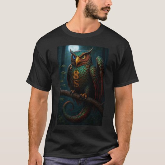 Old Owl Gold Crest T-Shirt (Vorderseite)
