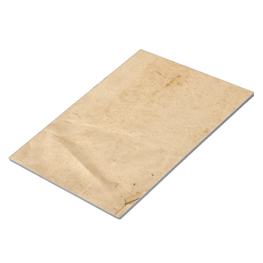 Old Paper Large Notepad Notizblock (angewinkelt)
