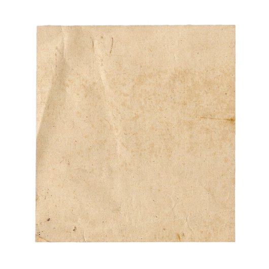 Old Paper Notepad Notizblock (Vorderseite)