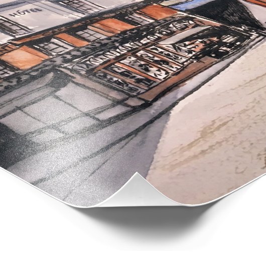 Old Paris - Foto Print (Ecke)