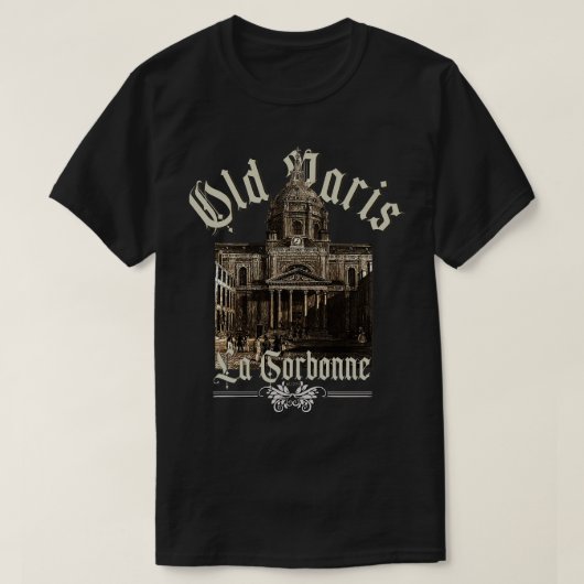Old Paris La Sorbonne T-Shirt (Design vorne)