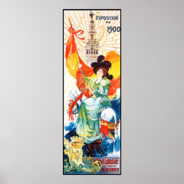 Old Paris Worlds Fair Poster Advertising