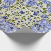 Old Patchwork Quilt Geschenkpapier (Ecke)