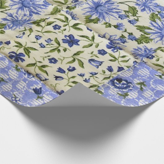 Old Patchwork Quilt Geschenkpapier (Ecke)