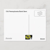 Old Pennsylvania Bank Barn Postkarte (Rückseite)