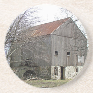 Old Pennsylvania Bank Barn Sandstein Untersetzer
