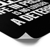 Old People Gag Don't Mess With Old People Prison Poster (Ecke)