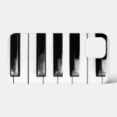 Old Piano Keys Funny Cool Case-Mate iPhone Hülle (Rückseite (Horizontal))
