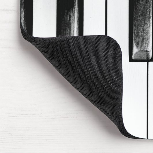 Old Piano Keys Funny Cool Mousepad (Ecke)