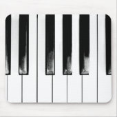 Old Piano Keys Funny Cool Mousepad (Vorne)