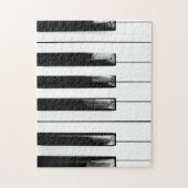 Old Piano Keys Funny Cool Puzzle (Vertikal)