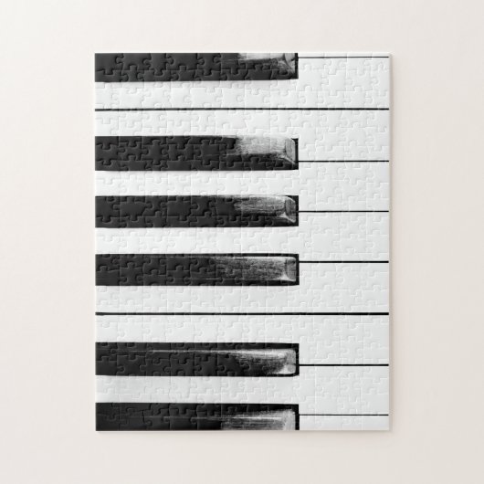 Old Piano Keys Funny Cool Puzzle (Vertikal)