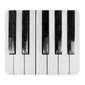 Old Piano Keys Funny Cool Schneidebrett (Vorderseite)