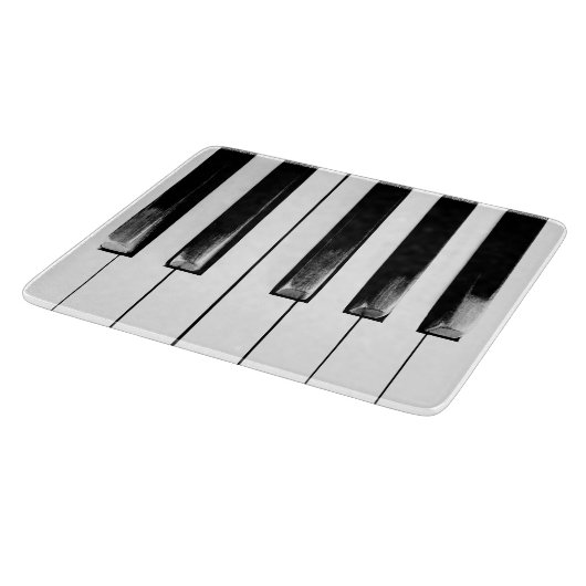 Old Piano Keys Funny Cool Schneidebrett (Ecke)