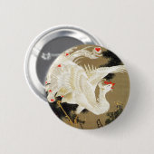 Old Pine Tree und White Phoenix von Ito Jakuchu Button (Vorne & Hinten)