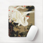Old Pine Tree und White Phoenix von Ito Jakuchu Mousepad (Mit Mouse)