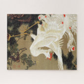Old Pine Tree und White Phoenix von Ito Jakuchu Puzzle (Horizontal)