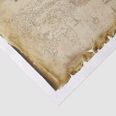 Old Pirate Map Pirate the Caribbean Decoupage Seidenpapier (Ausschnitt)