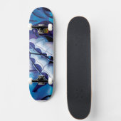 Old Pirate Sailship Docked Skateboard (Vorne)