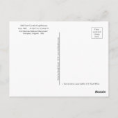 Old Point Comfort Lighthouse - Hampton, Virginia Postkarte (Rückseite)