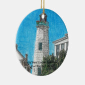 Old Point Comfort Lighthouse Keramikornament (Rechts)