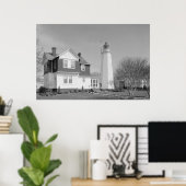 Old Point Comfort Lighthouse Poster (Heimbüro)