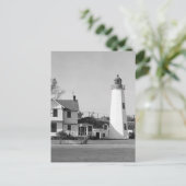 Old Point Comfort Lighthouse Postkarte (Stehend Vorderseite)
